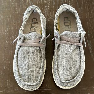 Women Hey Dude Wendy Heather  gray size 7